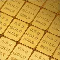 50 x 0.5g Tafelbarren / Goldtafel - Valcambi