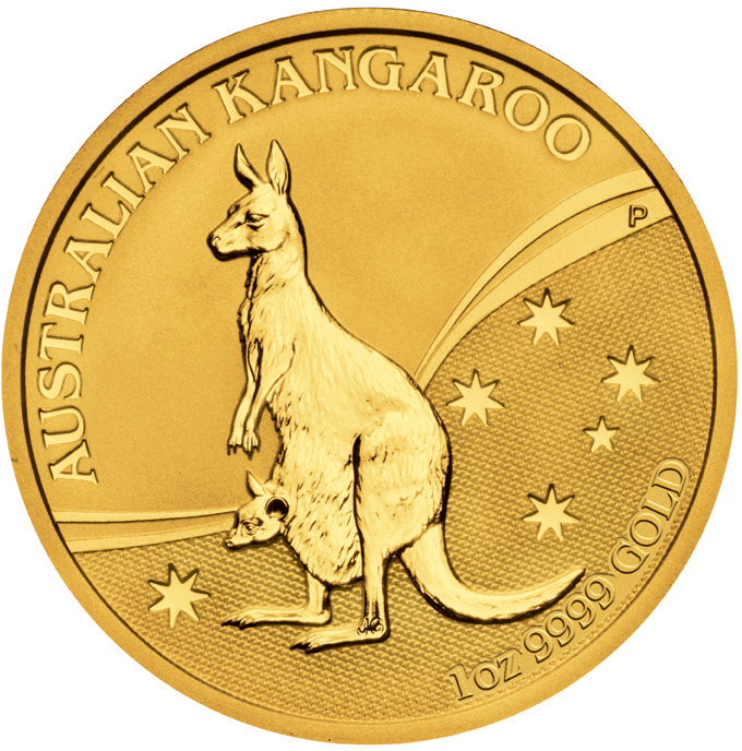 1/2 Unze Gold Australien Känguru 2009