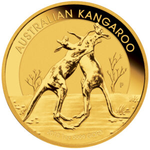 1/2 Unze Gold Australien Känguru 2010