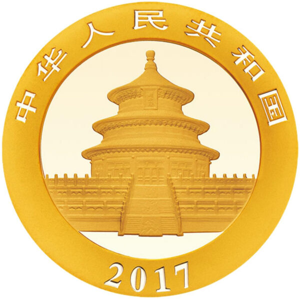 30g Gold China Panda 2017 – Bild 2