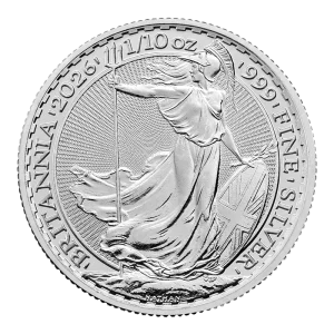 1/10 Unze Silber Britannia 2026 - King Charles *Neuware